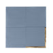 50 Pack Dusty Blue Disposable Cocktail Napkins with Gold Foil Edge#whtbkgd