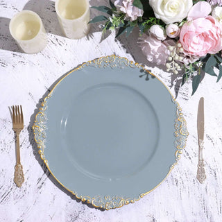 Create a Memorable Table Setting with Baroque Round Charger Plates Create a Memorable Table Setting with Baroque Round Charger Plates