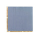50 Pack Soft Dusty Blue 2 Ply Disposable Cocktail Napkins with Gold Foil Edge, Disposable#whtbkgd