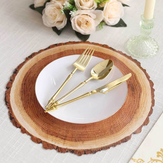 Convenient and Stylish: Farmhouse Natural Wood Slice Print Placemats for Any Occasion Convenient and Stylish: Farmhouse Natural Wood Slice Print Placemats for Any Occasion