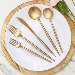 Add Elegance to Your Event with Gold Premium Plastic Silverware Set Add Elegance to Your Event with Gold Premium Plastic Silverware Set