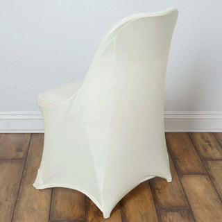 <strong>Premium Ivory Spandex Folding Slip On Chair Covers</strong> <strong>Premium Ivory Spandex Folding Slip On Chair Covers</strong>
