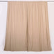 2 Pack Nude Inherently Flame Resistant Scuba Polyester Curtain Panel Backdrops