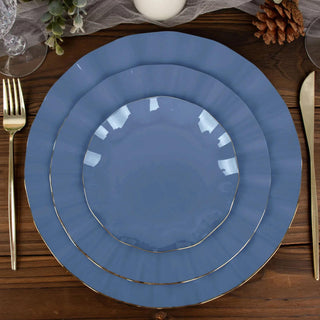 Elevate Your Event with Ocean Blue Disposable Salad Plates