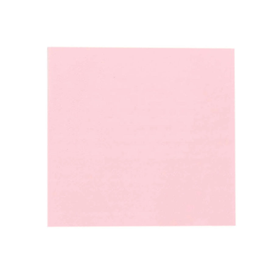 50 Pack 5x5inch Pink Soft 2-Ply Disposable Cocktail Napkins, Paper Beverage Napkins#whtbkgd