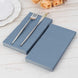 50 Pack 2 Ply Soft Dusty Blue Disposable Party Napkins, Wedding Reception Dinner Paper Napkins