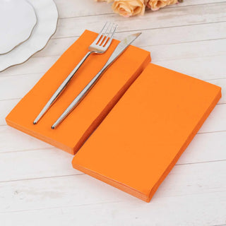 Add a Pop of Color to Your Event with Soft Orange Disposable Party Napkins