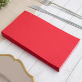 50 Pack | 2 Ply Soft Red Wedding Reception Dinner Paper Napkins