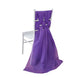 5 Pack | 22x78 inches Purple DIY Premium Designer Chiffon Chair Sashes#whtbkgd