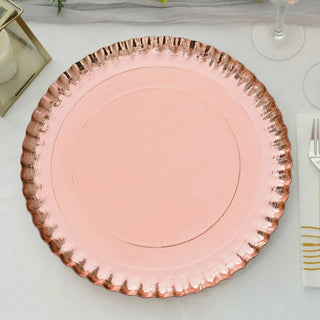 Enhance Your Event Decor with Rose Gold Charger Plates