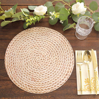 Versatile and Durable - Round Cardstock Paper Placemats for All Your Hosting Needs