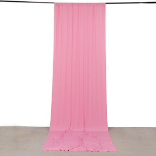 <strong>Versatile Stretchable Pink Backdrop Curtain</strong>