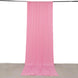 Pink 4-Way Stretch Spandex Photography Backdrop Curtain with Rod Pockets, Drapery Panel