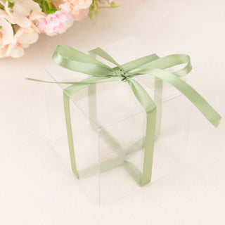 Elegant Sage Green Satin Ribbon for Event Decor Supplies Elegant Sage Green Satin Ribbon for Event Decor Supplies