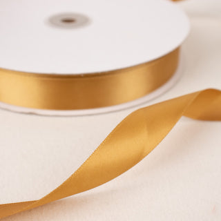 Enhance Your Event Decor with Gold Satin Ribbon