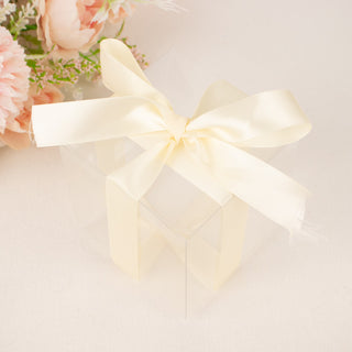 Add a Touch of Luxury with Ivory Single Face Satin Ribbon