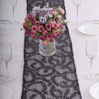 Add Glamour to Your Table with the Black Sequin Table Runner Add Glamour to Your Table with the Black Sequin Table Runner