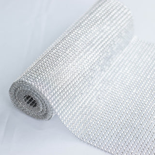 Create a Dazzling Tablescape with the Crystal Rhinestone Ribbon Bling Roll