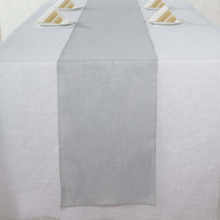 Durable and Stylish: The Silver Linen Table Runner for Every Occasion Durable and Stylish: The Silver Linen Table Runner for Every Occasion