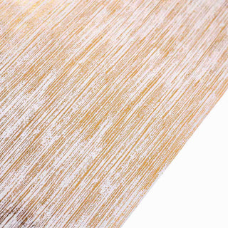 Sparkling Metallic Gold Non-Woven Faux Suede Table Runner Sparkling Metallic Gold Non-Woven Faux Suede Table Runner