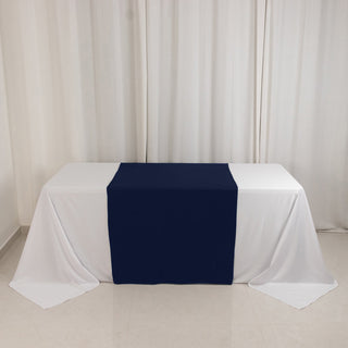 <strong>Navy Blue Wide Polyester Table Runner 36"x72" – A Durable, Elegant Solution for Your Event</strong> <strong>Navy Blue Wide Polyester Table Runner 36"x72" – A Durable, Elegant Solution for Your Event</strong>