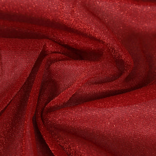 <strong>Versatile Red Glitter Gauze Table Runner</strong> <strong>Versatile Red Glitter Gauze Table Runner</strong>