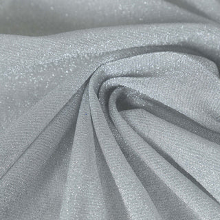 <strong>Versatile Silver Glitter Gauze Table Runner</strong> <strong>Versatile Silver Glitter Gauze Table Runner</strong>