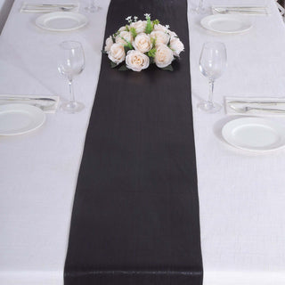 Elevate Your Event Decor with the Black Shimmer Sequin Table Runner Elevate Your Event Decor with the Black Shimmer Sequin Table Runner
