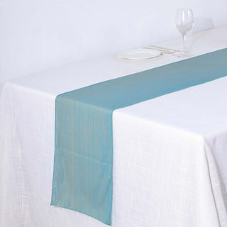 Turquoise Polyester Wrinkle Free Table Runner: The Perfect Choice for Your Event Turquoise Polyester Wrinkle Free Table Runner: The Perfect Choice for Your Event