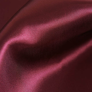 Enhance Your Event Decor with the Burgundy Satin Table Runner