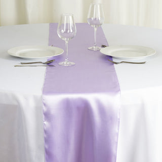 Enhance Your Wedding Decor with the Lavender Satin Table Runner Enhance Your Wedding Decor with the Lavender Satin Table Runner