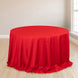 Red Premium Scuba Wrinkle Free Round Tablecloth, Seamless Scuba Polyester Tablecloth