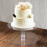 16inch Round 2-Tier Clear Acrylic Cake Stand Set & Cupcake Dessert Holder