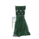 5 Pack | 22 x 78 Hunter Emerald Green DIY Premium Designer Chiffon Chair Sashes#whtbkgd