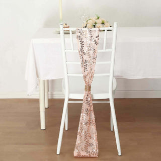 Add Elegance to Your Event with Rose Gold Tulle Chair Sashes Add Elegance to Your Event with Rose Gold Tulle Chair Sashes