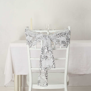 Versatility and Timeless Charm of Embroidered Sequin Chair Sashes