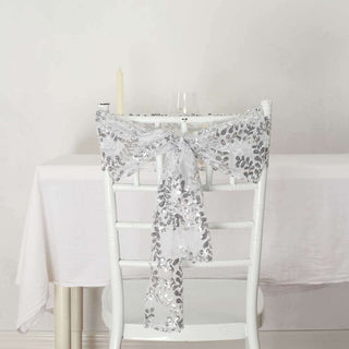 Versatility and Timeless Charm of Embroidered Sequin Chair Sashes Versatility and Timeless Charm of Embroidered Sequin Chair Sashes
