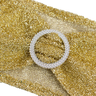 Durable and Reusable Spandex Chair Sashes With Rhinestone Chair Buckles Durable and Reusable Spandex Chair Sashes With Rhinestone Chair Buckles