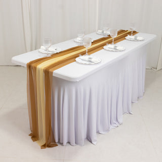 <meta charset="utf-8"><span><span><strong>Luxurious Sheer Chiffon: Add Soft Shimmer and Elegance to Your Tables</strong></span></span> <meta charset="utf-8"><span><span><strong>Luxurious Sheer Chiffon: Add Soft Shimmer and Elegance to Your Tables</strong></span></span>
