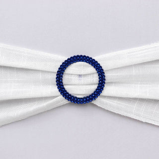Create a Luxurious Table Setting with the Royal Blue 2.5" Diamond Circle Napkin Ring Create a Luxurious Table Setting with the Royal Blue 2.5" Diamond Circle Napkin Ring
