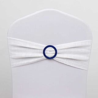Add Sparkle to Your Event with Royal Blue Diamond Circle Napkin Ring