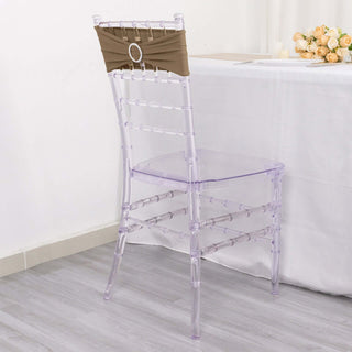 Versatile and Stylish Taupe Chair Sashes Versatile and Stylish Taupe Chair Sashes