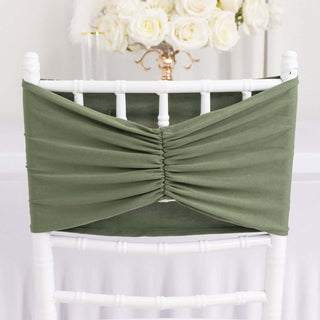 <span>Durable and Practical Dusty Sage Green Spandex Chair Bands</span> <span>Durable and Practical Dusty Sage Green Spandex Chair Bands</span>