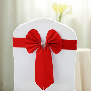 Add Elegance and Sophistication with Red Reversible Chair Sashes