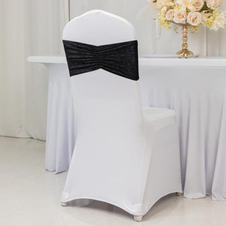 <span><span><strong>Black Crushed Velvet Chair Sashes – Refined Texture with a Touch of Opulence</strong></span></span> <span><span><strong>Black Crushed Velvet Chair Sashes – Refined Texture with a Touch of Opulence</strong></span></span>