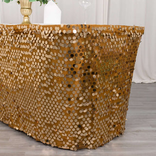 Unleash the Splendor of the Premium Big Payette Sequin Table Skirt Unleash the Splendor of the Premium Big Payette Sequin Table Skirt