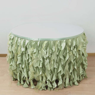Create a Magical Ambiance with the Curly Willow Table Skirt Create a Magical Ambiance with the Curly Willow Table Skirt