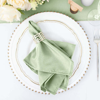 Elevate Your Table Settings with Sage Green Seamless Cloth Dinner Napkins Elevate Your Table Settings with Sage Green Seamless Cloth Dinner Napkins