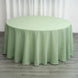 132" Sage Green Seamless Polyester Round Tablecloth
