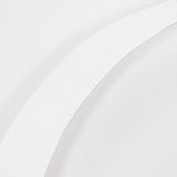 Set of 2 White Spandex Half Crescent Moon Backdrop Stand Covers, Wedding Arch Cover